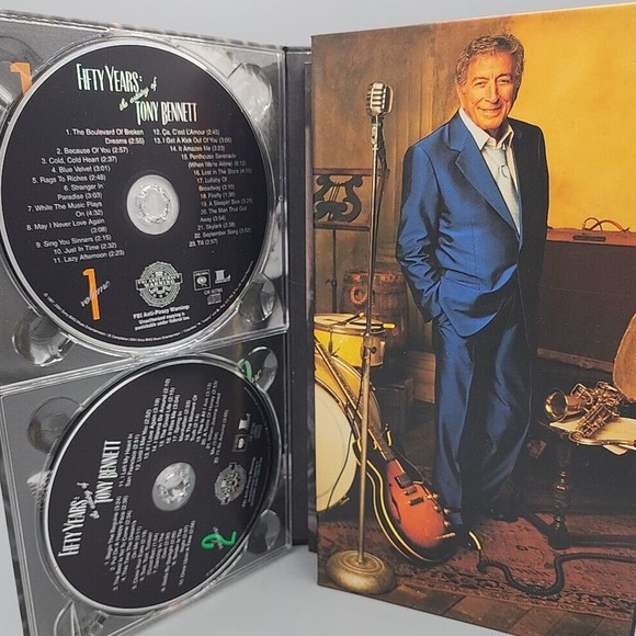 Fifty Years The Artistry of Tony Bennett 2004 - 5 CDs Plus Book Boxed Set - Picture 3 of 12